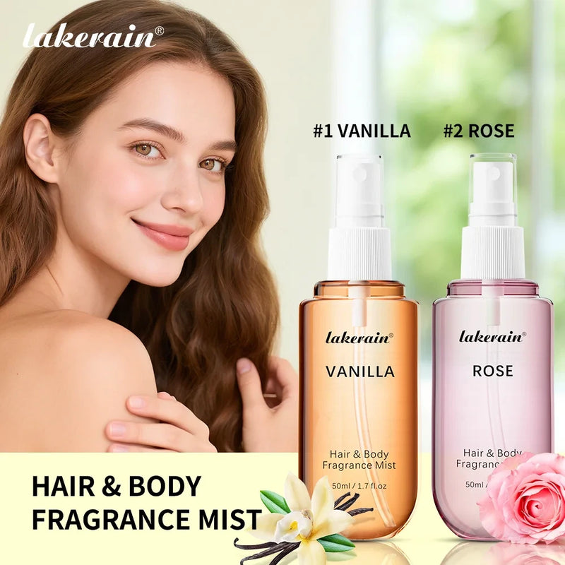 1/2 Pcs Vanilla Rose Fragrance Spray Hair & Body