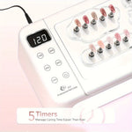 Professional UV LED Nail Lamp Nail Lamp with 63 Beads and Display Auto Sensor and 4 Timer Settings Gel Curing Lamp for home use