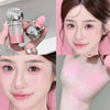 Velvet Liquid Blush Matte Sponge Head Blusher Natural Lasting Brighten Facial Contour Blush Tint Makeup