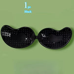 Invisible Push Up Bra for Women Backless Strapless Bra Seamless Front Closure Bralette Underwear Silicone Self-Adhesive Bra Pad