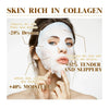 10pcs Korean Collagen Anti Wrinkle Facial Mask  Fade Fine Lines Anti Aging Firm Skin Moisturizing Brightening Skincare Mask