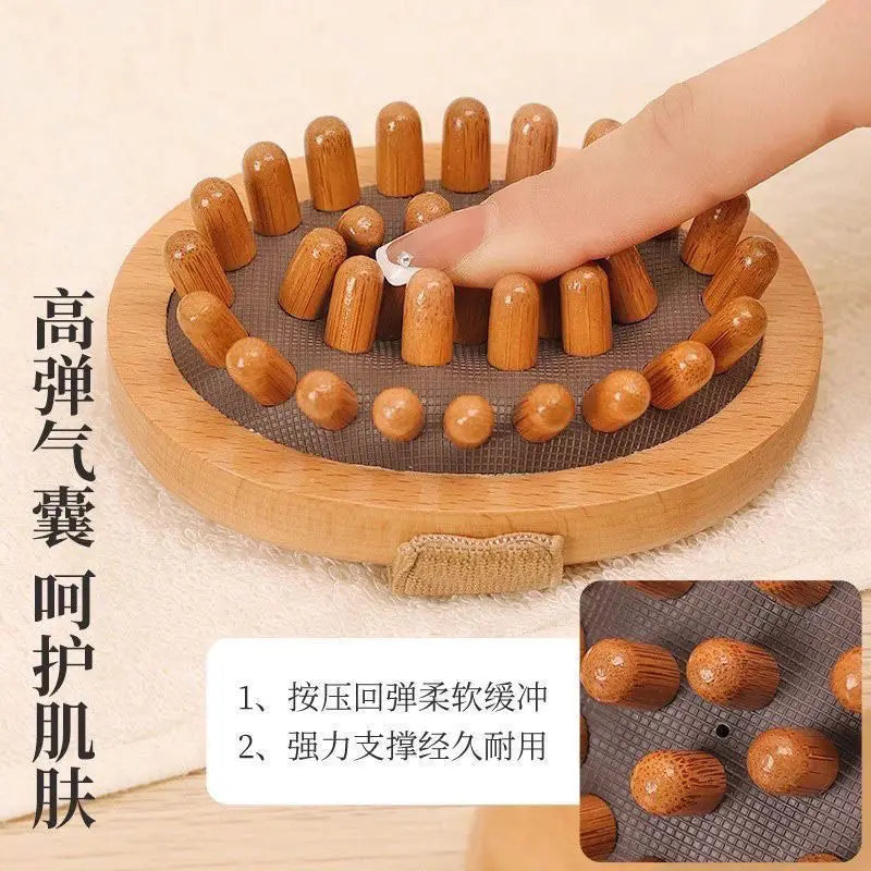 1pc Meridian Massage Brush Soft Manual Full Body Gua Sha Massager Head Abdomen Leg Body Relaxation Home Use Anti-Fatigue