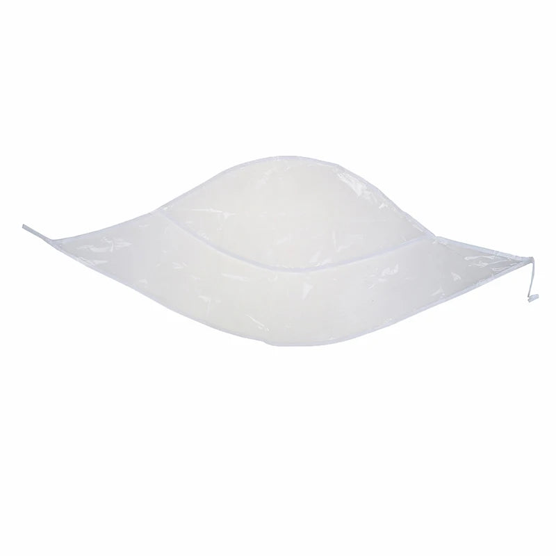 1Pcs Protect Hairstyle Rain Hat Plastic Bonnet For Women And Lady Clear Keep You Hair Looking Perfect Even After A Rain Shower