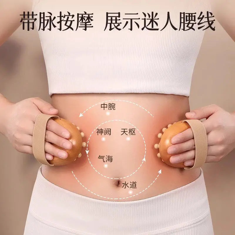 1pc Meridian Massage Brush Soft Manual Full Body Gua Sha Massager Head Abdomen Leg Body Relaxation Home Use Anti-Fatigue